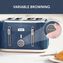 Breville Obliq 4S Toaster Navy & Gold Image 6 of 8